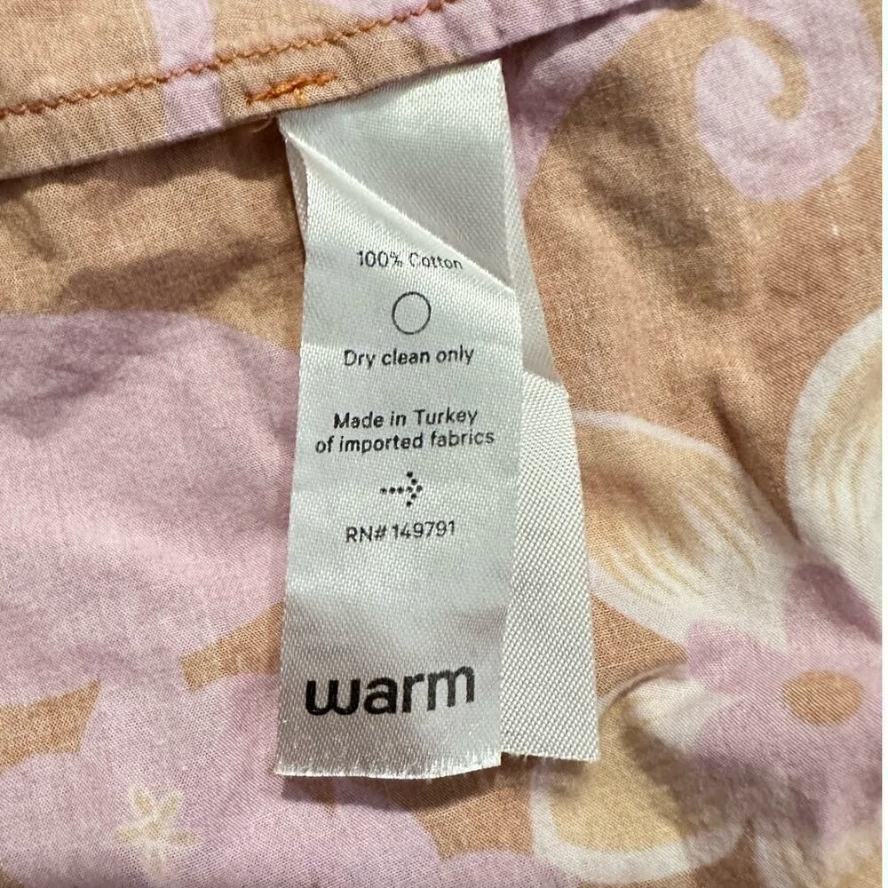 Warm Sierra Midi Dress Women's Size 1 Pink Orange Floral Ruffle Sleeveless RTR - Picture 8 of 15